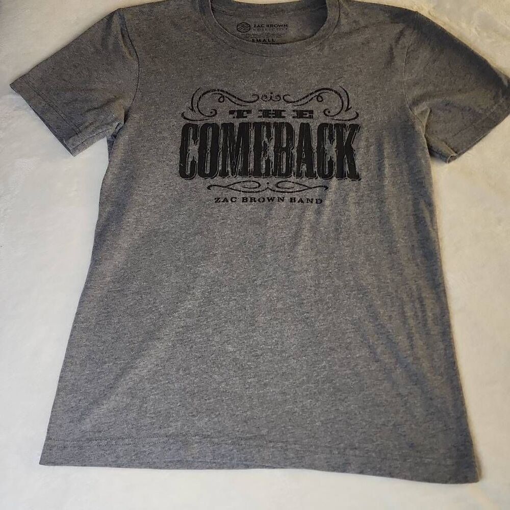 Zach Brown Collection Zac Brown Band The Comeback Tour Graphic Tshirt Size Small